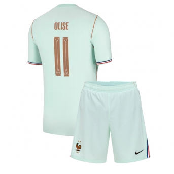 Billige Fotballdrakt Frankrike Michael Olise #11 Replika Bortedraktsett Barn VM 2026 Kortermet (med bukser)
